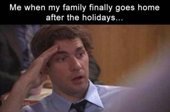 funny, funny memes, funny photos, funny pics, funny pictures, laughs, LOL, memes, today's funny photos, 1-10-18, office jim family goes home holidays