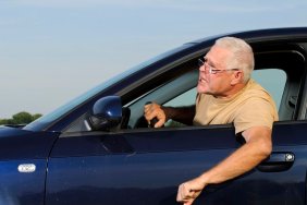 man poops road rage incident