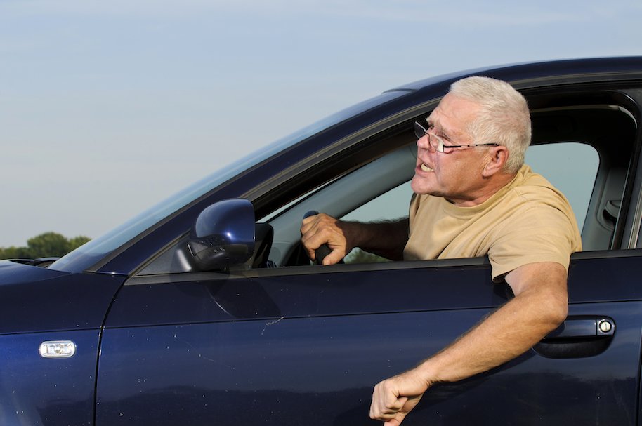 man poops road rage incident