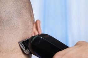 Airline Passenger Shaved Head