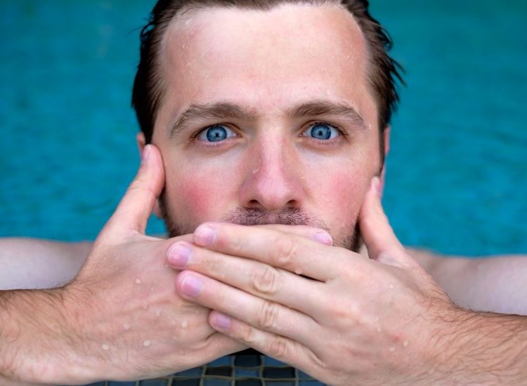 pool pooping