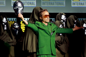 Robert Downey Jr. at the Marvel Studios Panel during 2024 Comic-Con International at San Diego Convention Center on July 27, 2024, in San Diego, California