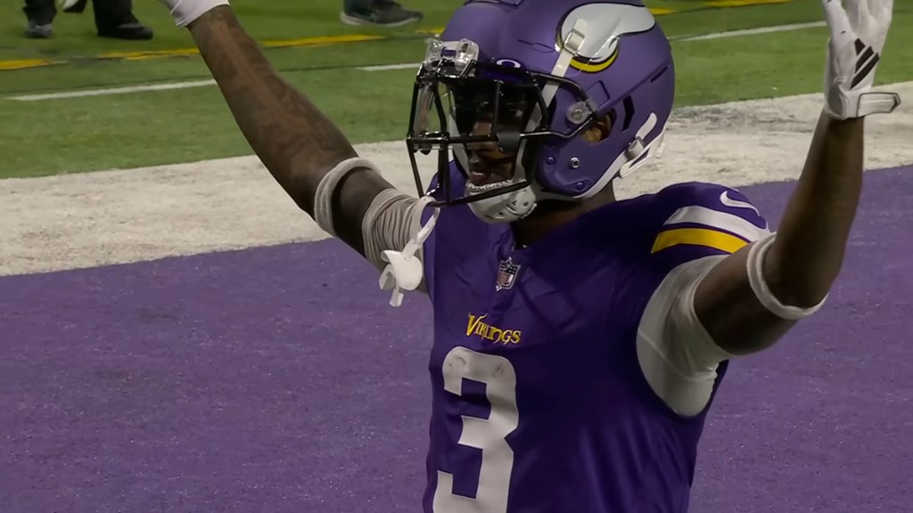 Jordan Addison Injury Hurt Vikings Minnesota Leg Ankle