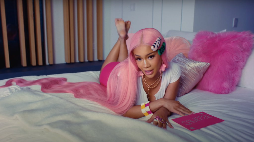 Saweetie fur coat photos Instagram