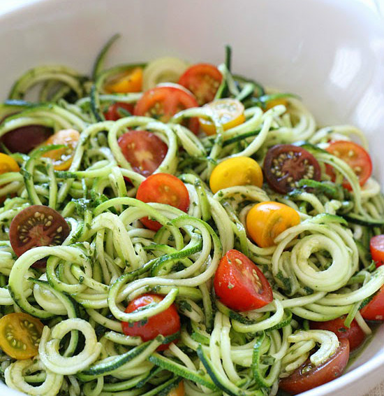 Zucchini Noodle Salad Pasta