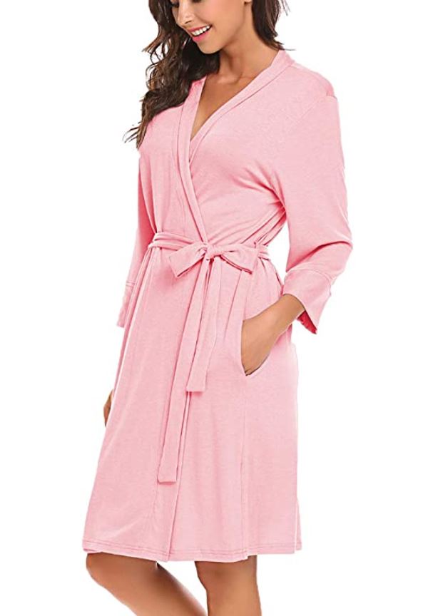 Bluetime Women's Soft Kimono Robe