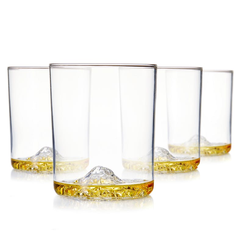 Huckberry American Mountains Rocks Glasses