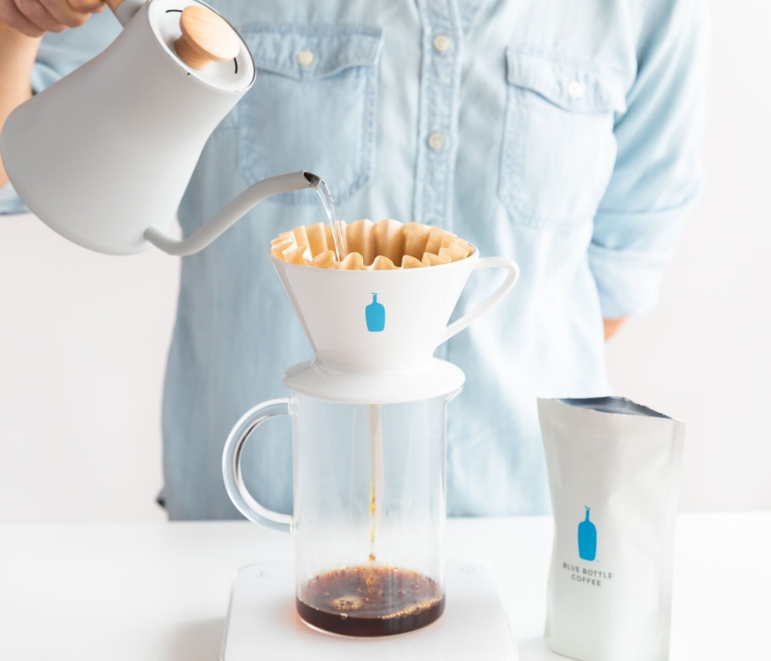 Best Public Pourover: Blue Bottle Coffee