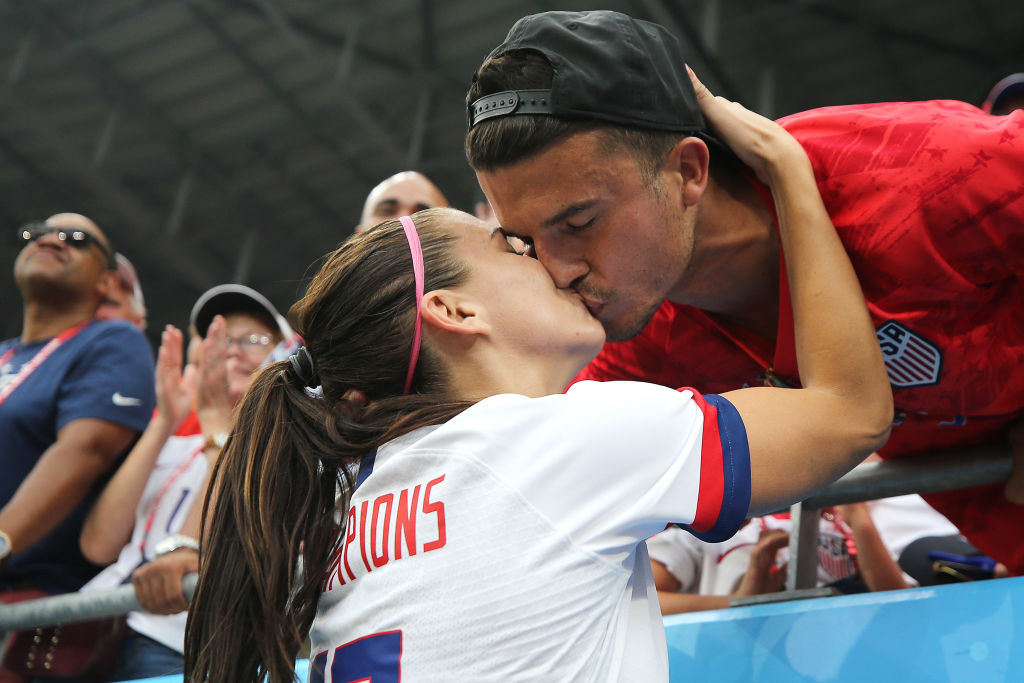 Alex Morgan and Servando Carrasco 