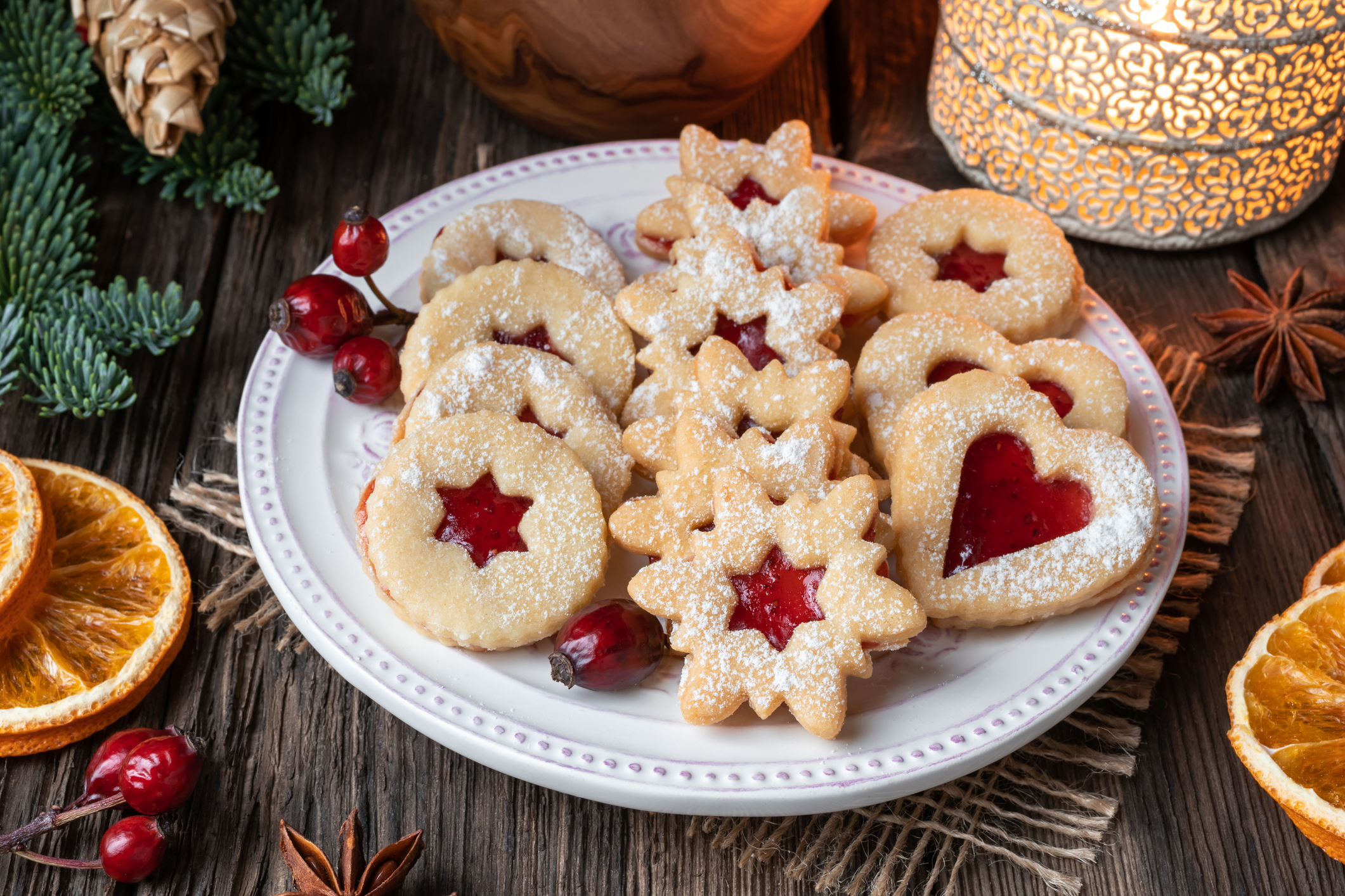 8. Linzer Cookies