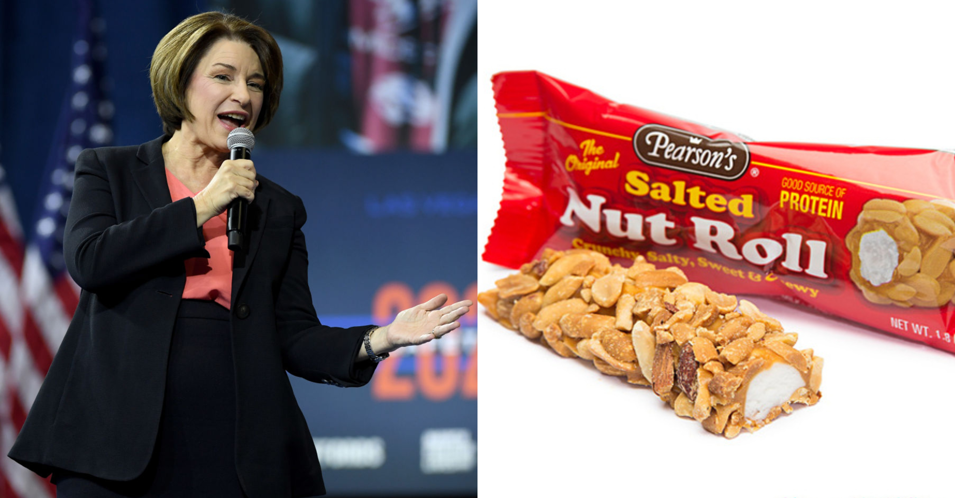 Amy Klobuchar – Pearson’s Salted Nut Roll