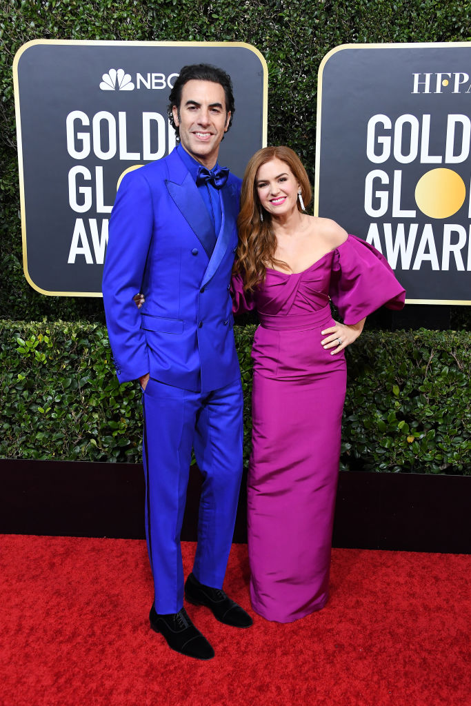 Sacha Baron Cohen and Isla Fisher