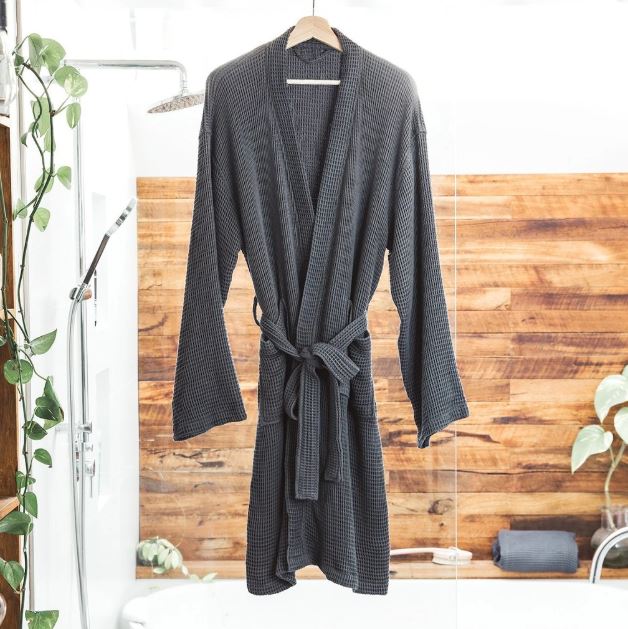 Ettitude Bamboo Waffle Bathrobe 