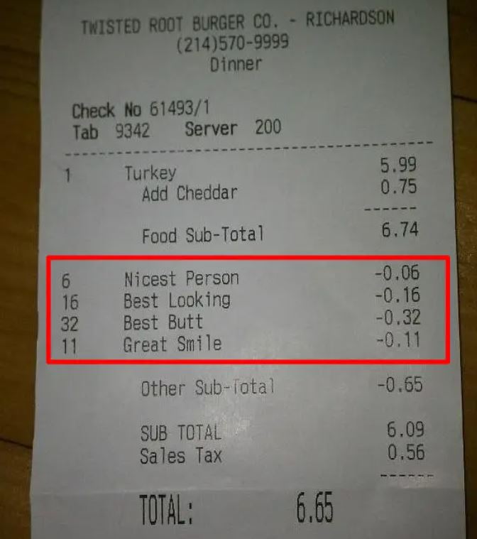 Funniest Receipts #2