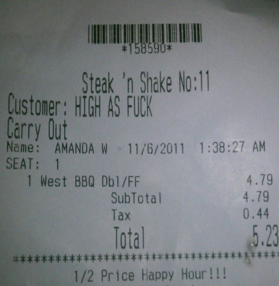 Funniest Receipts #20