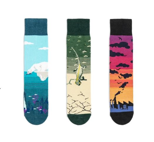 Cicada Global Warming Collection Socks 