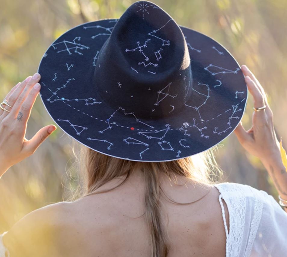 5. Satya Twena Custom Night-Sky Chart Hat ($2,575)