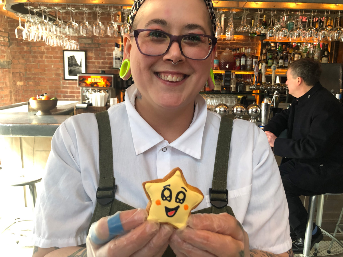 Cookies Decorated by Hand with a Food Safety Pen