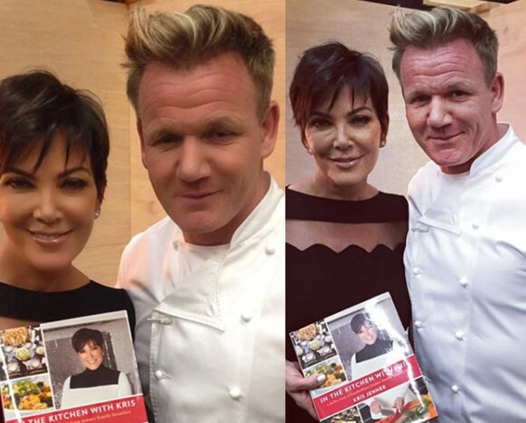 3. Kris Jenner and Gordon Ramsay