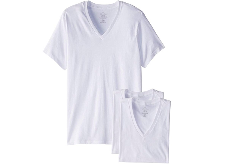 Calvin Klein Cotton Short Sleeve V-Necks