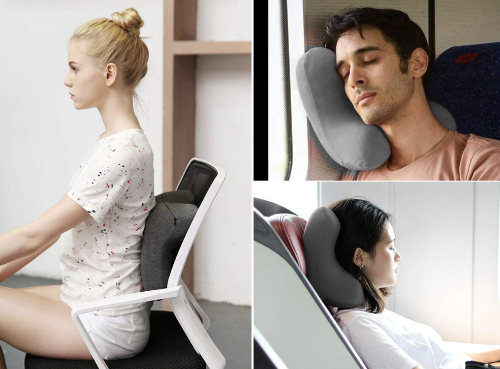 Haobaimei Memory Foam Travel Neck Pillow