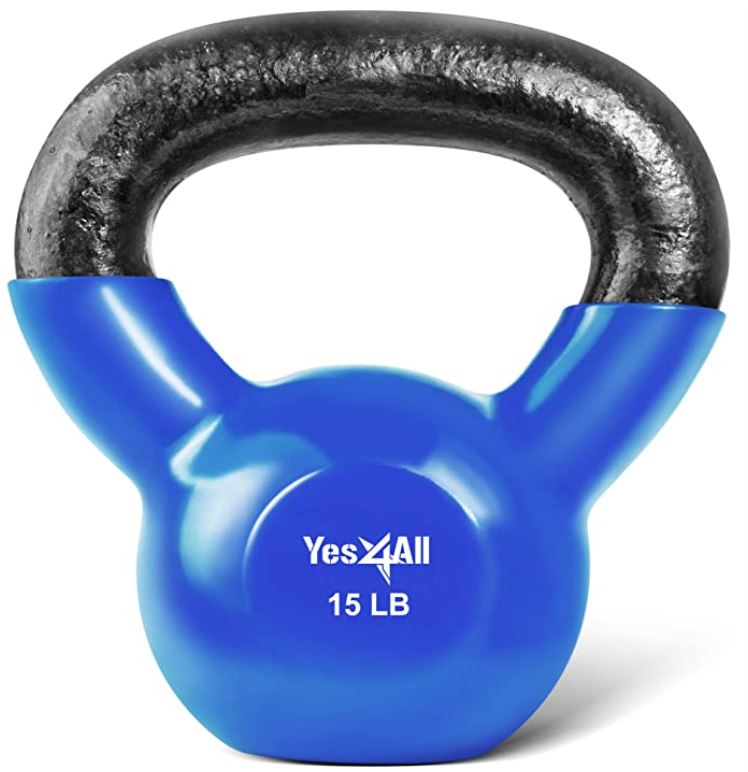 Yes4All Vinyl Coated Kettlebell